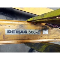 Side slewing crane DEMAG, 500 kg, ± 4m